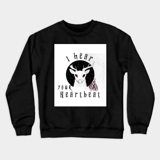 Bedtime Deer Crewneck Sweatshirt by RP Store